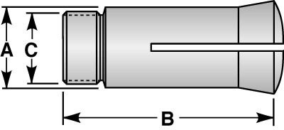 16C Collet 1-1/8 Square